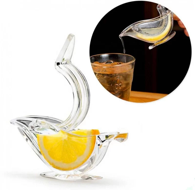 Ruční lis na citron a ovoce do kuchyně ve tvaru ptáčka | ruční odšťavňovač, mini lis