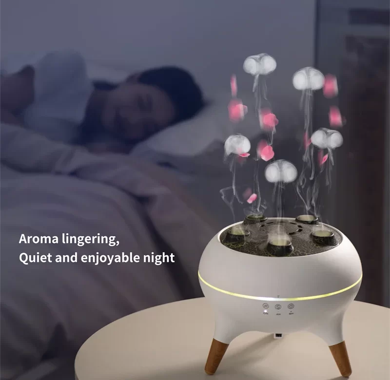 Aroma difuzér se zvlhčovačem a světlem | zvlhčovač vzduchu 3 ks