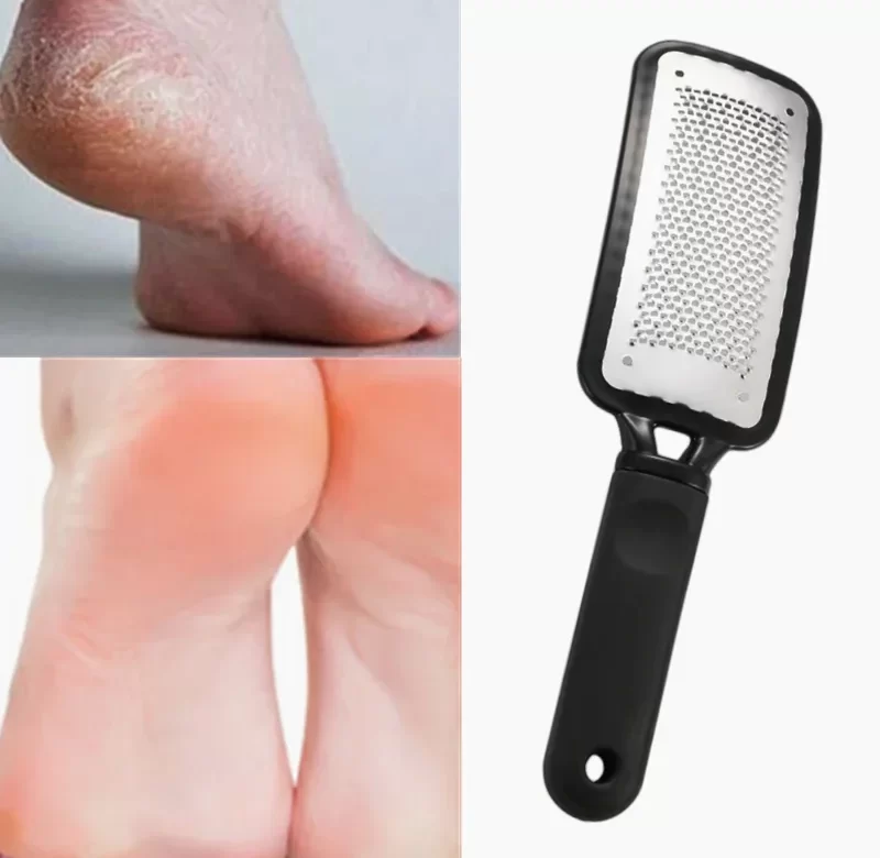 Pilník na paty z nerezové oceli pro domácí péči | odstraňovač kůže
