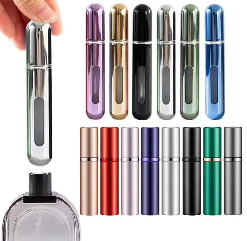 Cestovní plnitelný mini rozprašovač 5ml | kosmetická lahvička,