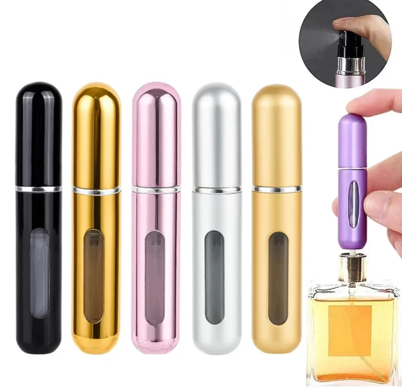 8ml plnitelný mini cestovní rozprašovač parfému | cestovní flakon, parfémová lahvička