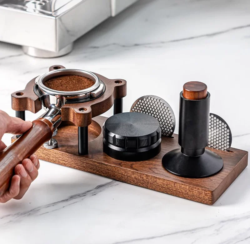 Stojan na tamper a filtr kávový barista | barista podložka, kávové příslušenství