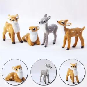 Malý vánoční jelen figurka sika | vánoční dekorace, zahradní ozdoby