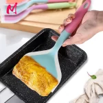 Silikonová stěrka široká na maso, vejce, pizzu | kuchyňská stěrka, kuchyňské náčiní