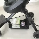 Organizér pod kočárek s tvrdým dnem černý | organizér na kočárek, úložný koš