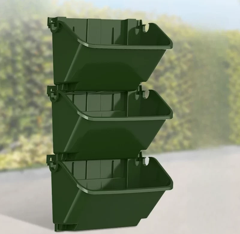 Závěsné květinové boxy pro vertikální zahradu | závěsný květináč, plastový truhlík