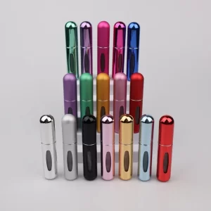 Mini cestovní flakon s rozprašovačem 5ml | lahvička, parfémový sprej 5 ks