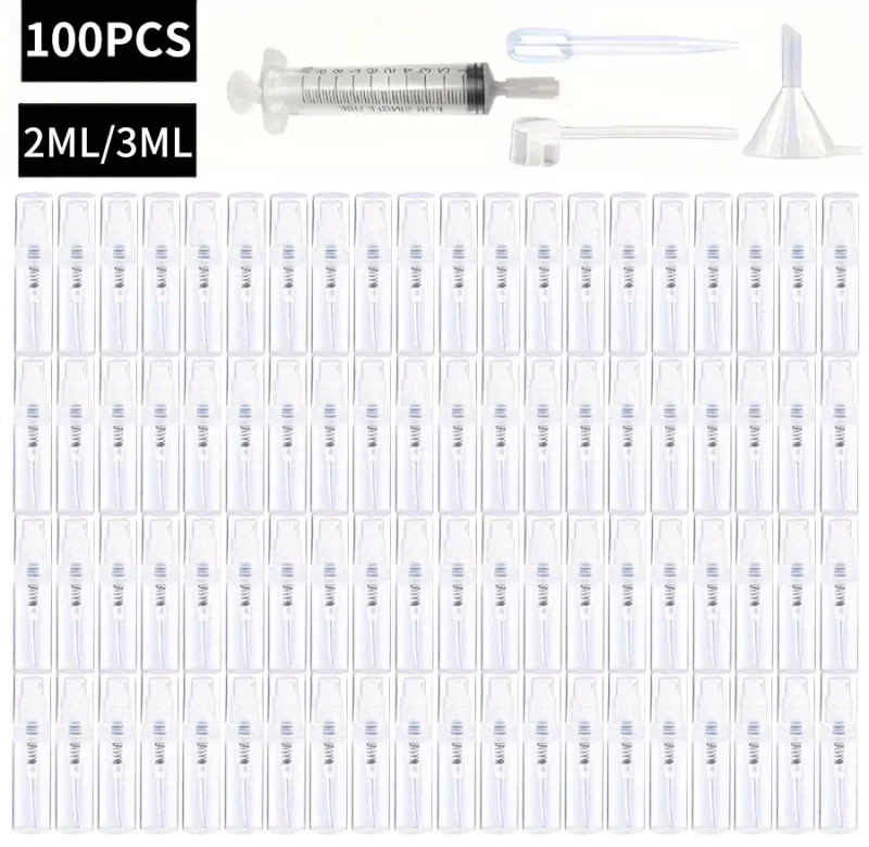 100 ks Plnitelný mini rozprašovač parfémů na cesty | mini lahvička