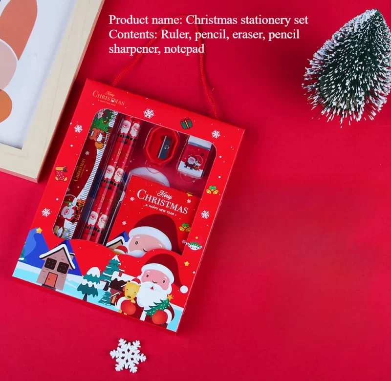 Vánoční dárková sada pro studenty a školu | školní potřeby 6 ks