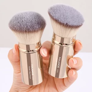Cestovní štětec na make up a pudr kabuki | kosmetické pomůcky  2 ks