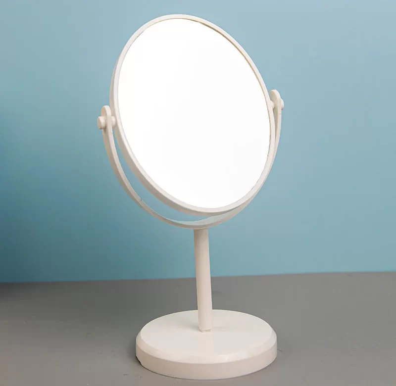 Oválné otočné stolní zrcadlo na líčení | kosmetické potřaby