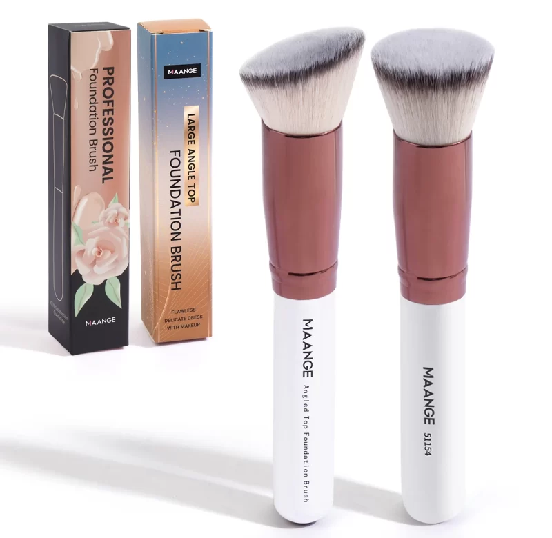 2 ks Štětce na make up, sada pro pudr a tvářenku | kosmetický štětec, sada štětců