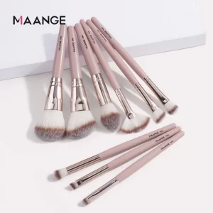 Sada štětců na líčení pro dokonale hladký make-up | kosmetické potřeby 9 ks