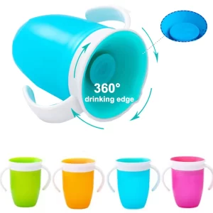 Dětský netekoucí hrníček 360 s ušima | dětský hrníček, dětská lahev