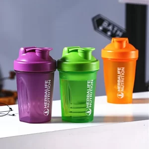 Sportovní šejkr 400 ml na protein s víkem proti úniku | fitness láhev, šejkr láhev