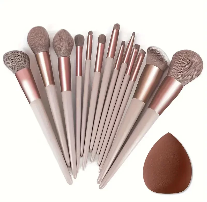 13dílná sada štětců pro dokonalé líčení | sada štětců, make up štětce