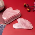 Přírodní gua sha kámen pro lifting obličeje | masážní pomůcka, guasha kámen