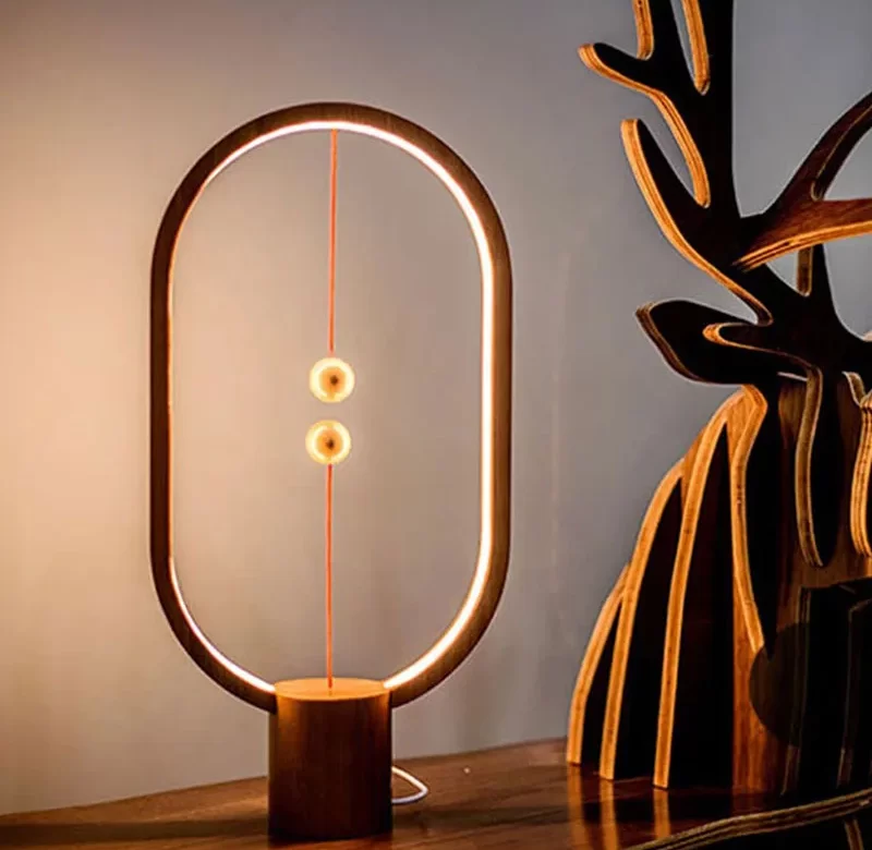 Designová noční led lampička s USB a magnetickým spínačem | osvětlení 1+1 ks