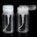 Nádobka na odlakovač s pumpičkou 100/200 ml pro gel laky | dávkovač, lahvička