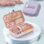 Týdenní cestovní dávkovač na léky mini box | krabička, organizér