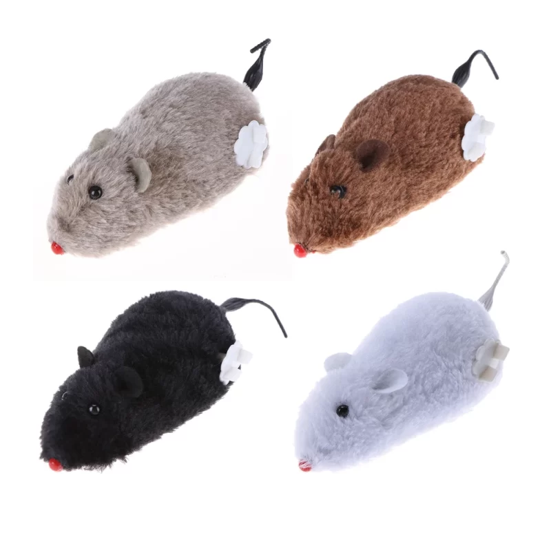 Mechanická myš s pohybem na klíček | interaktivní hračka