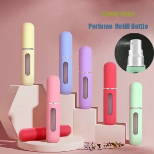 Cestovní plnitelný rozprašovač parfému 5 ml pro každodenní použití | mini flakon, kosmetická lahvička