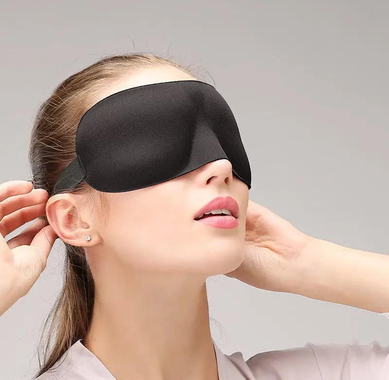 3d spací maska blokující světlo | maska na spaní, oční maska