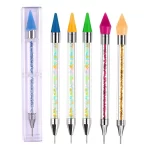 Nail art aplikátor na kamínky pro přesné zdobení | voskové pero, zdobicí nástroj