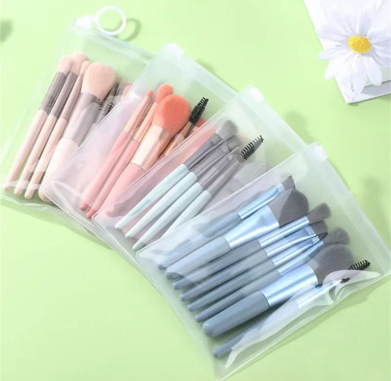 Sada 8ks měkké štětce na makeup pro dokonalé líčení | sada štětců, kosmetické štětce