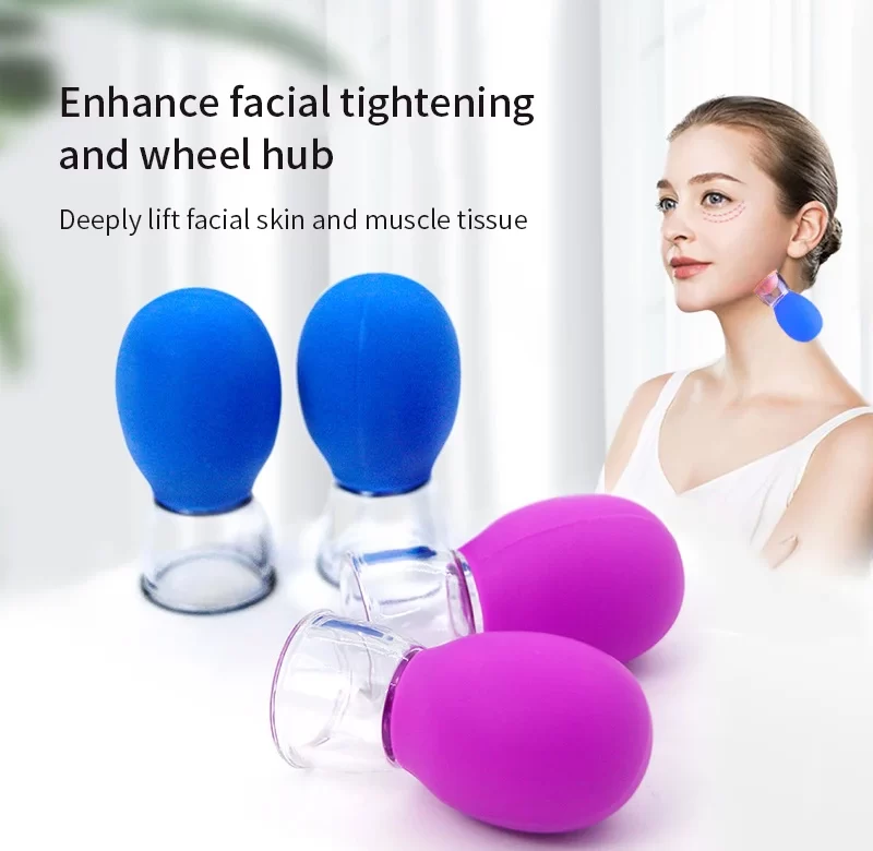 Masážní skleněná baňka na celulitidu a obličej | baňka, masážní pomůcka