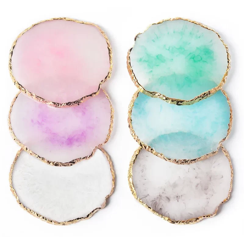 Krásná paleta na míchání gelů a laků pro nail art z pryskyřice | paleta na barvy, stojan na laky