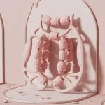 18 nábojů růžová