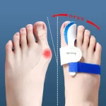 Oddělovač prstů proti vbočenému palci a bolesti | korektor, pomůcka