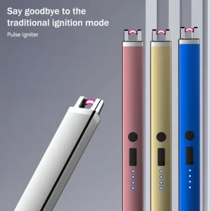 Elektrický větruodolný plazmový zapalovač USB | kuchyňský zapalovač 1+1 ks