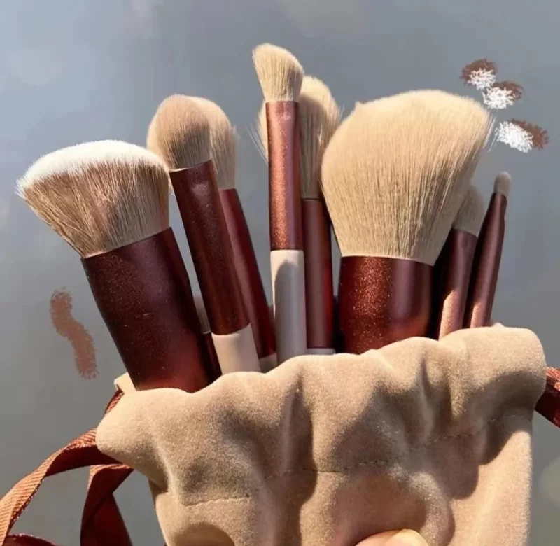13dílná sada štětců na makeup se soft štětinami | štětce na líčení, sada štětců