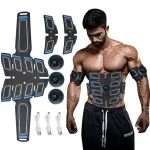 Posilovací vibrační pás na břicho s USB dobíjením | břišní pás, fitness pás
