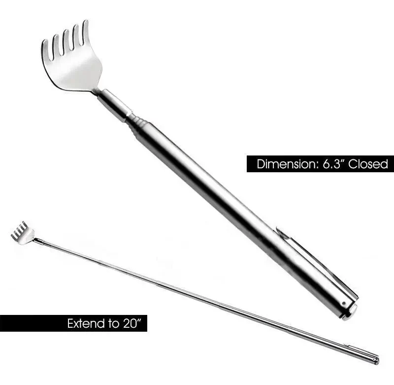 Teleskopická masážní pomůcka pro záda a krk | škrabadlo, masážní pomůcka