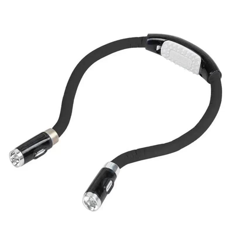 Světlo na čtení na krk s LED rameny | noční osvětlení