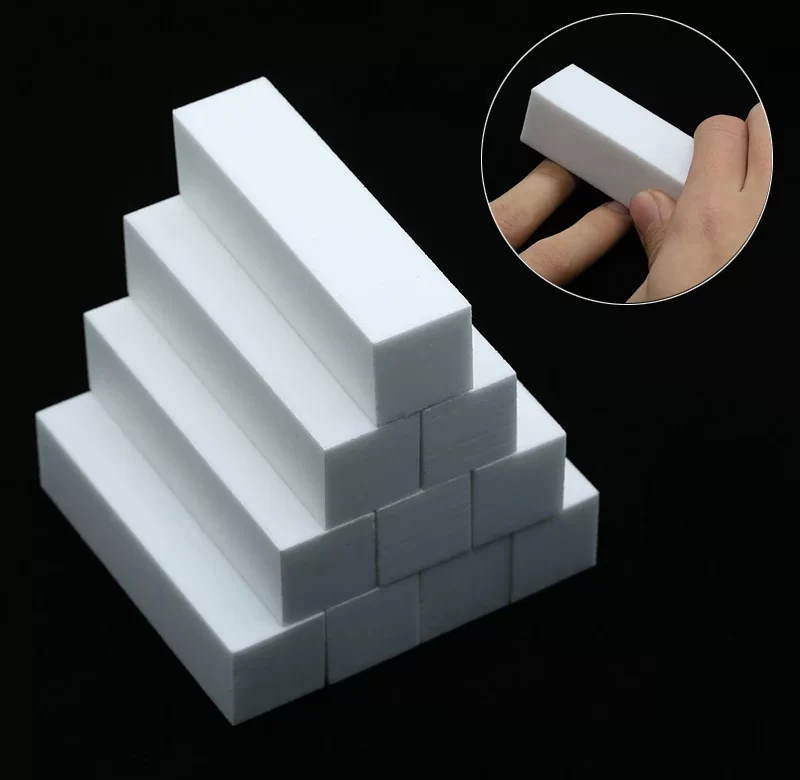 Brusný blok na nehty, leštící houbička, pilník na nehty | pilník, houbička