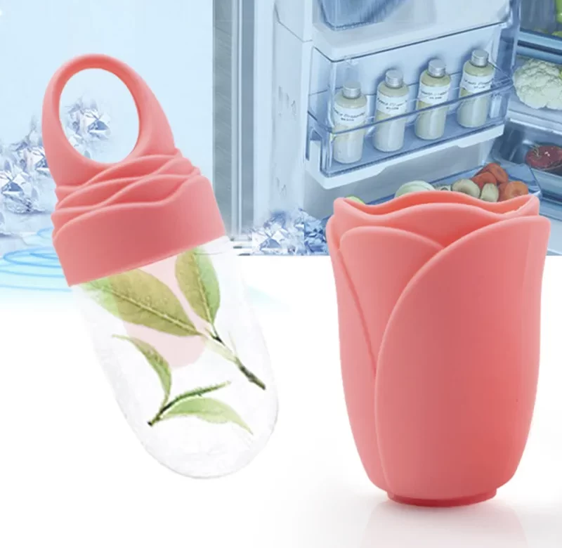 Ledový váleček na obličej proti otokům | ice roller, masáž obličeje