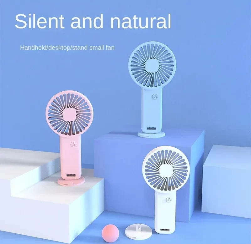 Mini větrák do ruky s USB nabíjením a dlouhou výdrží | přenosný ventilátor, ruční větrák