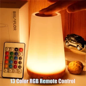 Stolní dotyková lampa měnící barvy | noční světlo, lampička usb 3 ks