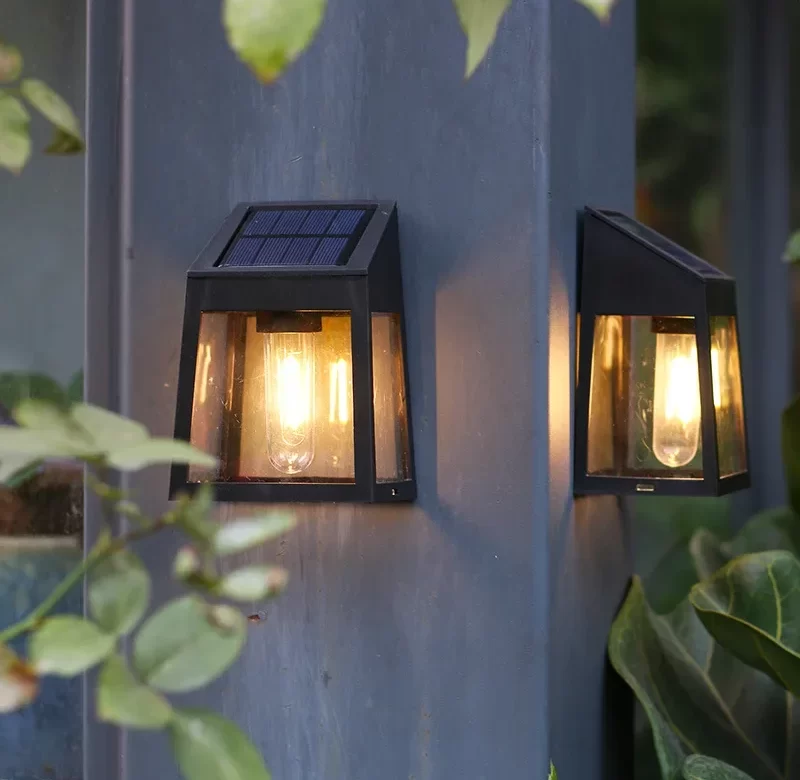 Solární nástěnné světlo na zahradu | venkovní osvětlení
