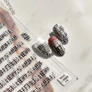 3d zimní nálepky na nehty s reliéfem | samolepky, nehtové zdobení