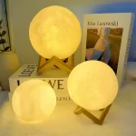Měsíční LED lampička pro děti | dětské osvětlení 1 ks
