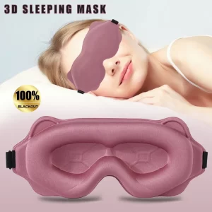 3d maska na spaní proti světlu a kruhům | maska na spaní, oční maska