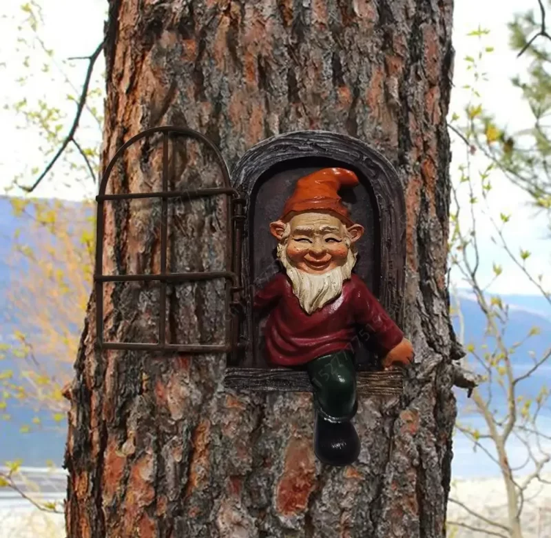 Dekorace do zahrady s vtipným výrazem | zahradní socha