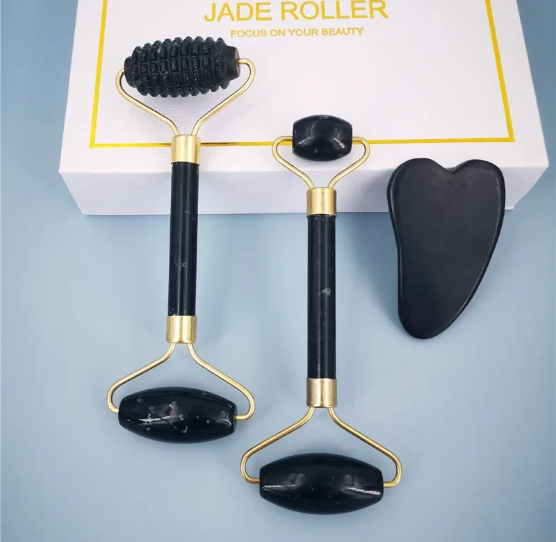 Jade váleček gua sha masáž obličeje lifting | masážní váleček, gua sha kámen