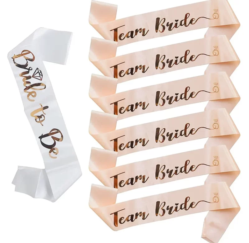 Šerpa tým nevěsty satinová | party dekorace