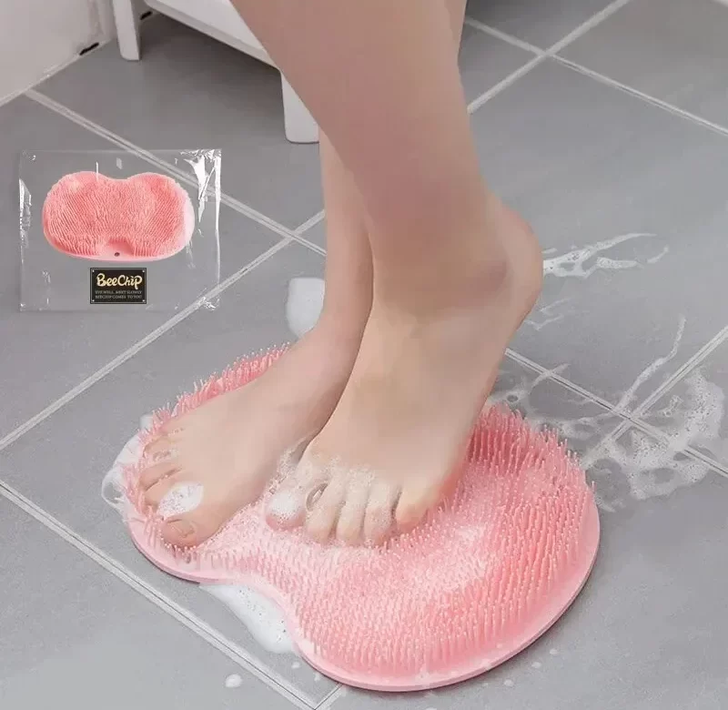 Masážní silikonová podložka do sprchy s přísavkami | masážní podložka, koupelnová podložka